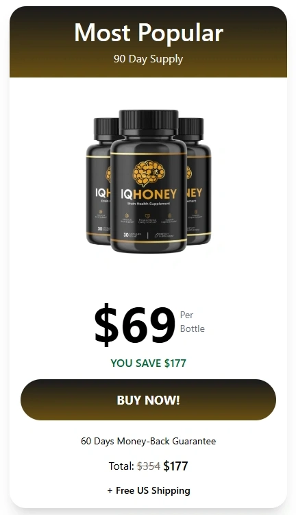 IQHoney   - 3 Bottle
